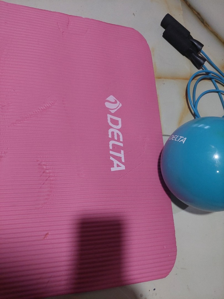 Delta Plates minderi yoga matı. Delta plates topu. Atlama ipi hediye - 3