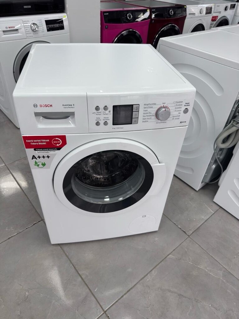 Bosch 8 Kg A+++ Enerji Çamaşır makinesi ADRESE ÜCRETSİZ TESLİM - 4