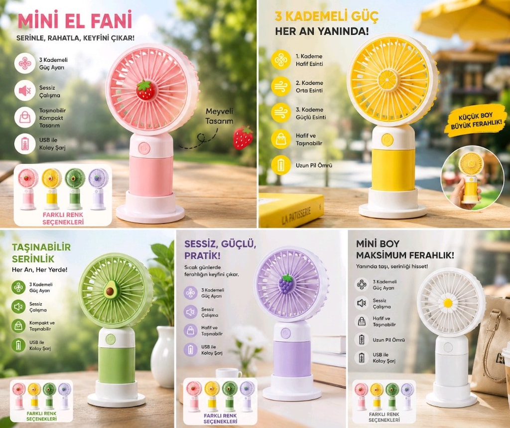 Mini el fanı - 2