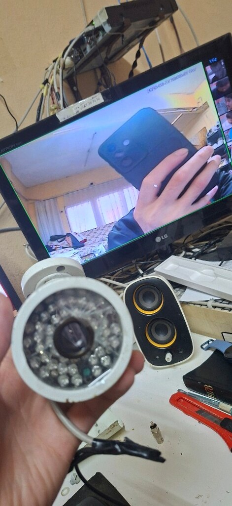 Kamera analog modeli ledli gecegoruslu 2.eldır notu oku - 7
