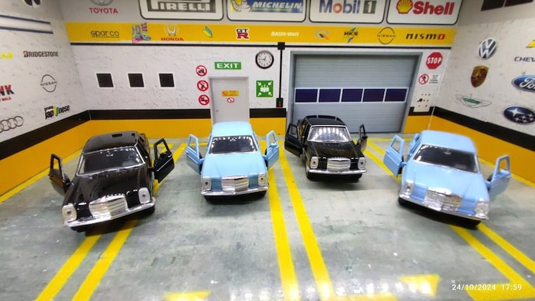 Mercedes E220 modeli metal diecast oyuncak araba - 3