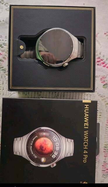 Huawei watch 4 pro titanyum e simli akıllı saat