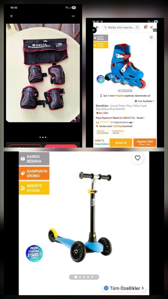 decathlon paten ve scooteer - 2