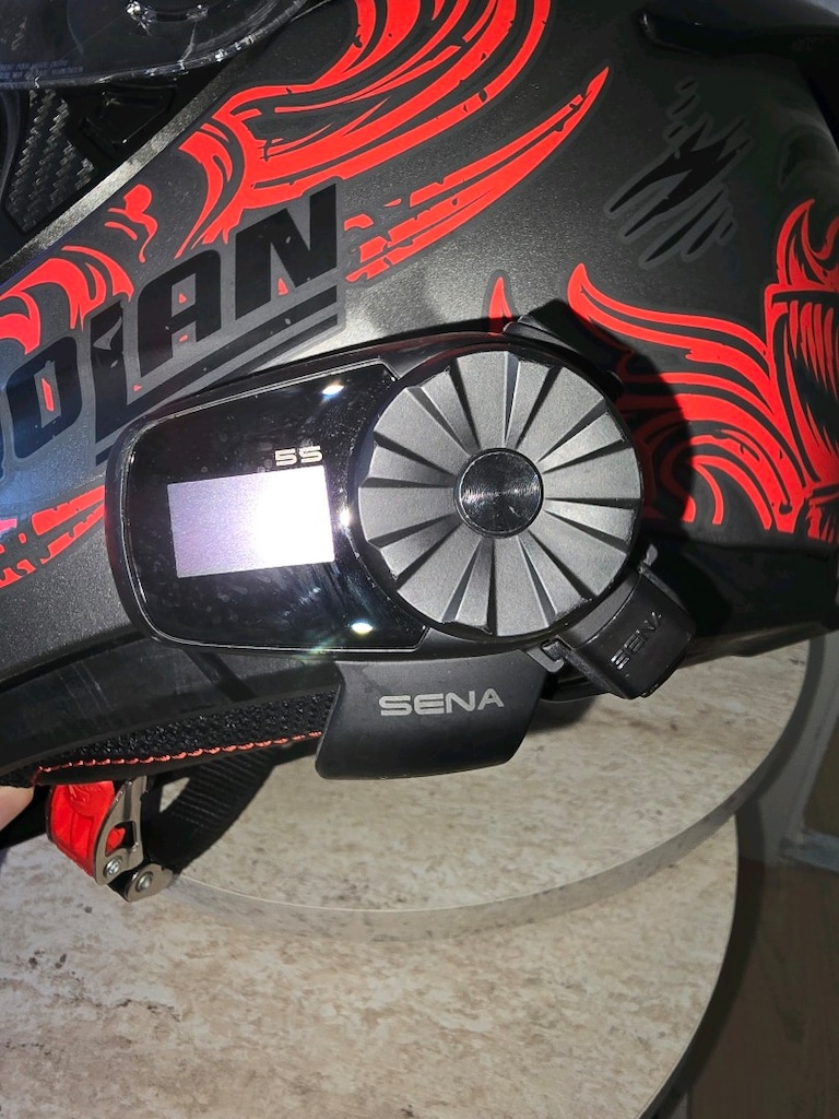 Nolan N60-6 kask Sena 5S interkom takılı - 6