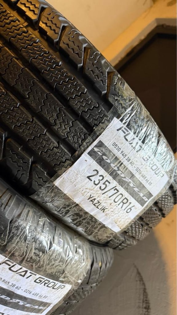 235 70 16 GOODYEAR 4 MEVSİM LASTİK İYİ DURUMDA - 2