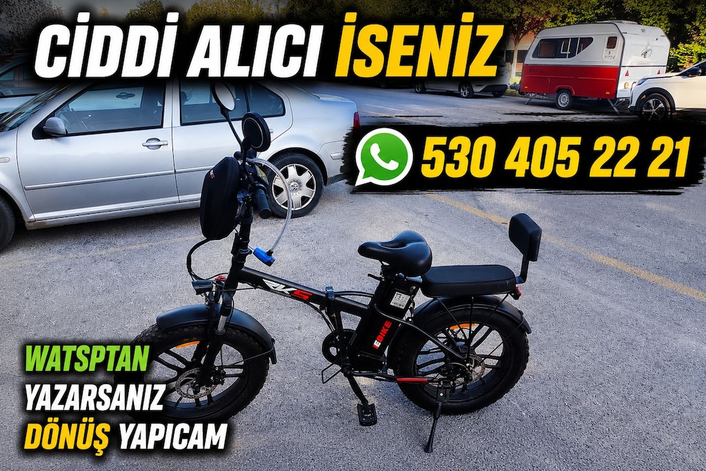 RKS RS3 PRO X ELEKTRİKLİ KATLANIR BİSİKLET 22 AY GARANTİLİ SIFIR - 2
