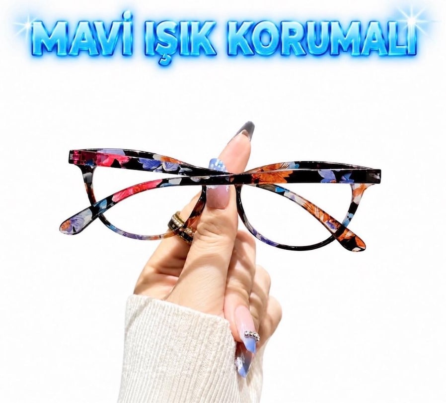 +1.25 No Çok Şık Hafif Esnek Okuma Gözlüğü - 4
