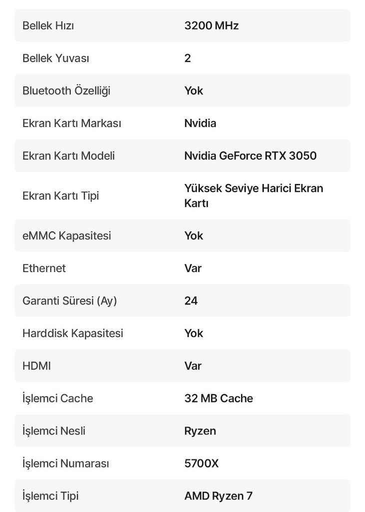 SIFIR AYARINDA FULL MASAÜSTÜ SETİ! PC - 8