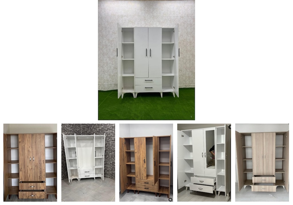 4 kapaklı elbise dolabı yllbrdtefi - 6