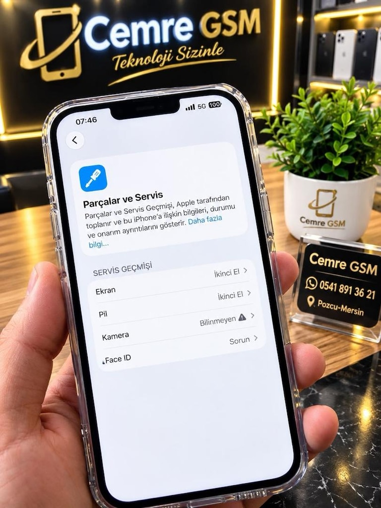 İPHONE 13 PROMAX 256 GB TR CİHAZI ORJINAL DEGİŞENLİ FACE ID PASİF - 4
