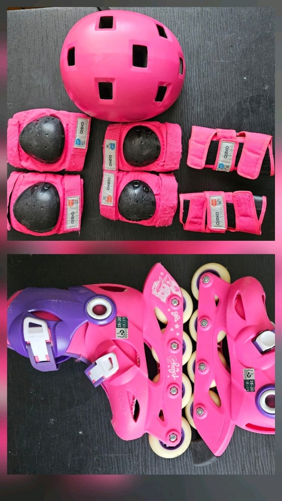 Çocuk paten, kask dizlik takımı - 2