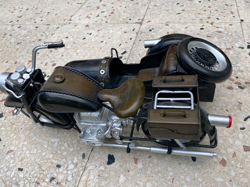 YENİ SEPETLİ METALİK MOTOR 32 cm uzunlukta - 3