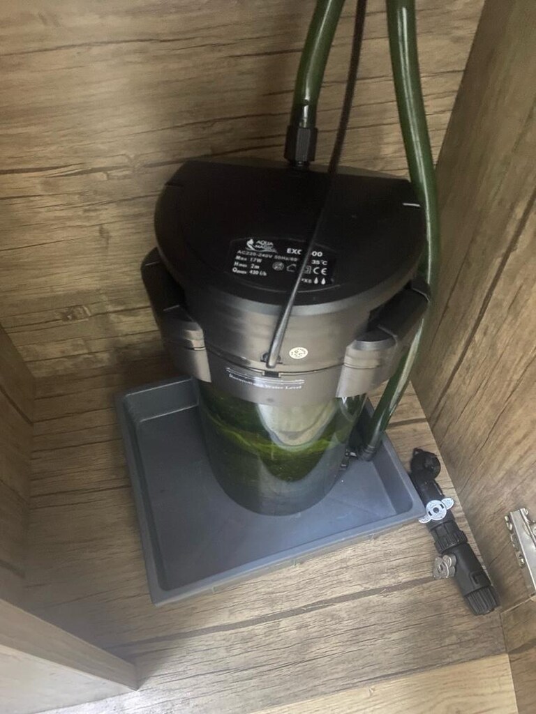 mobilyalı akvaryum dış filtre ve ısıtıcı dahil - 3