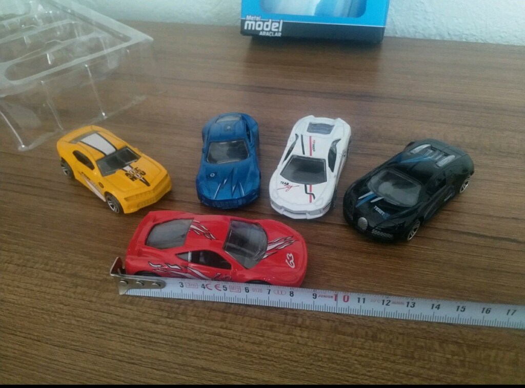 METAL MODEL SPOR ARABA ÇEK BIRAK 5 Lİ SET - 2