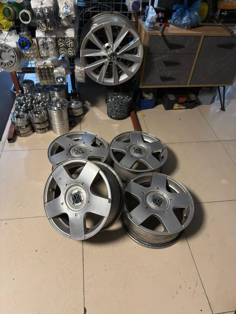 15 İNÇ ORJİNAL VOLKSWAGEN 5x100 JANT TAKIMI TAKAS OLUR - 3