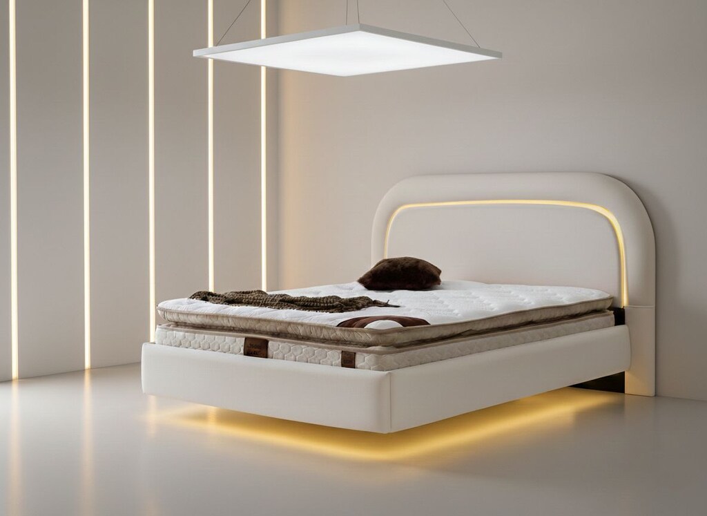 Sıfır , LED Aydınlatmalı Modern Karyola / Baza - Aytaşı - 3