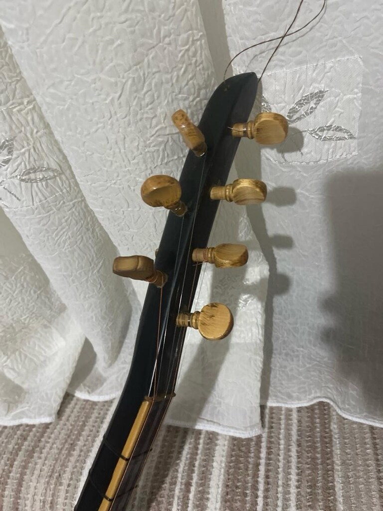 40 YILLIK PROFESYONEL ANTİKA BAĞLAMA UZUN SAP,SAHNE BAĞLAMASI,AKUSTİK - 5