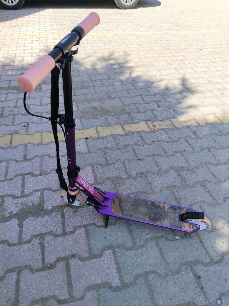 decathlon mor kız scooter sorunsuz - 2