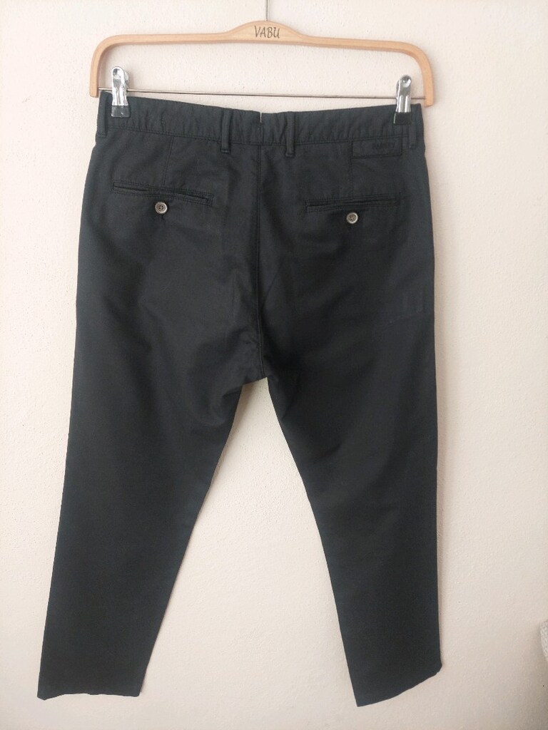 RAMSEY erkek siyah chino pantolon - 3