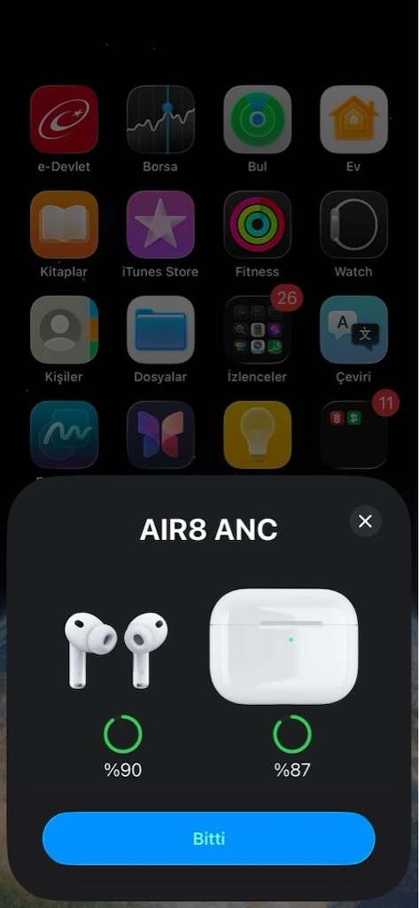 AirPods 3. Nesil Silikonlu Model | Premium Kalite | ANC & Şeffaf Mod | - 6