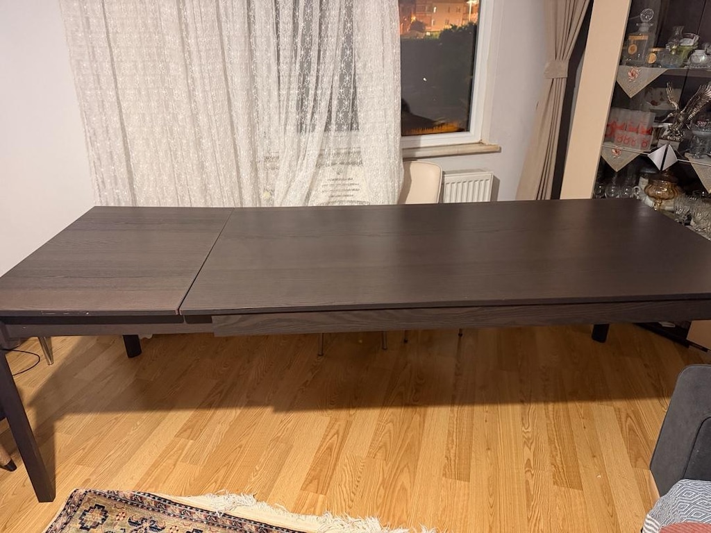 IKEA EKEDALEN Açılır Yemek Masası – Meşe – 180/240x90 cm - 6