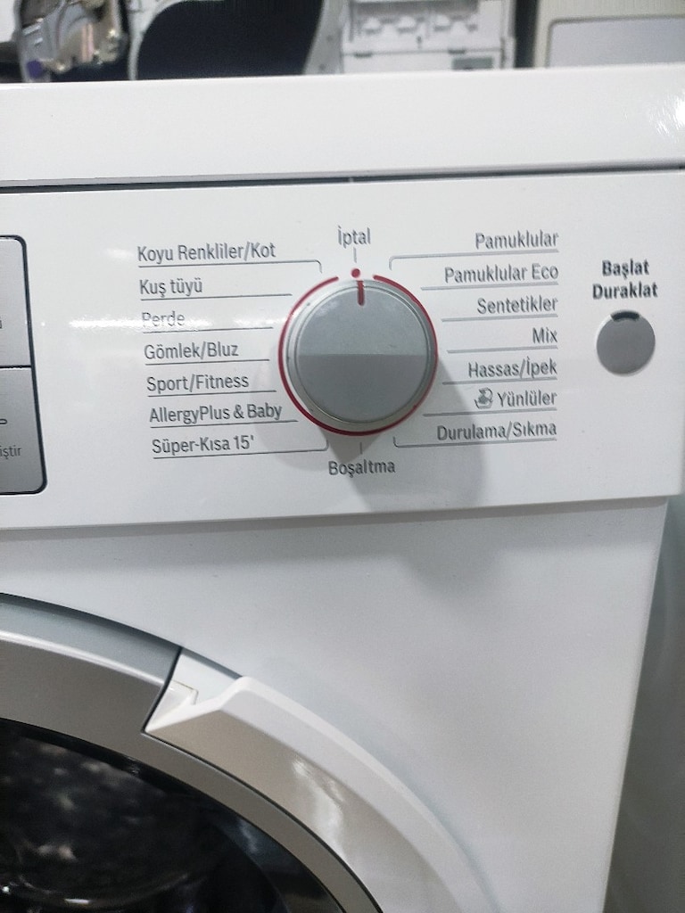 BOSCH 9 KİLO LEKE ÇIKARMA ÖZELLİĞİ ÇAMAŞIR SORUNSUZ ÇALIŞIR DURUMDA TE - 6
