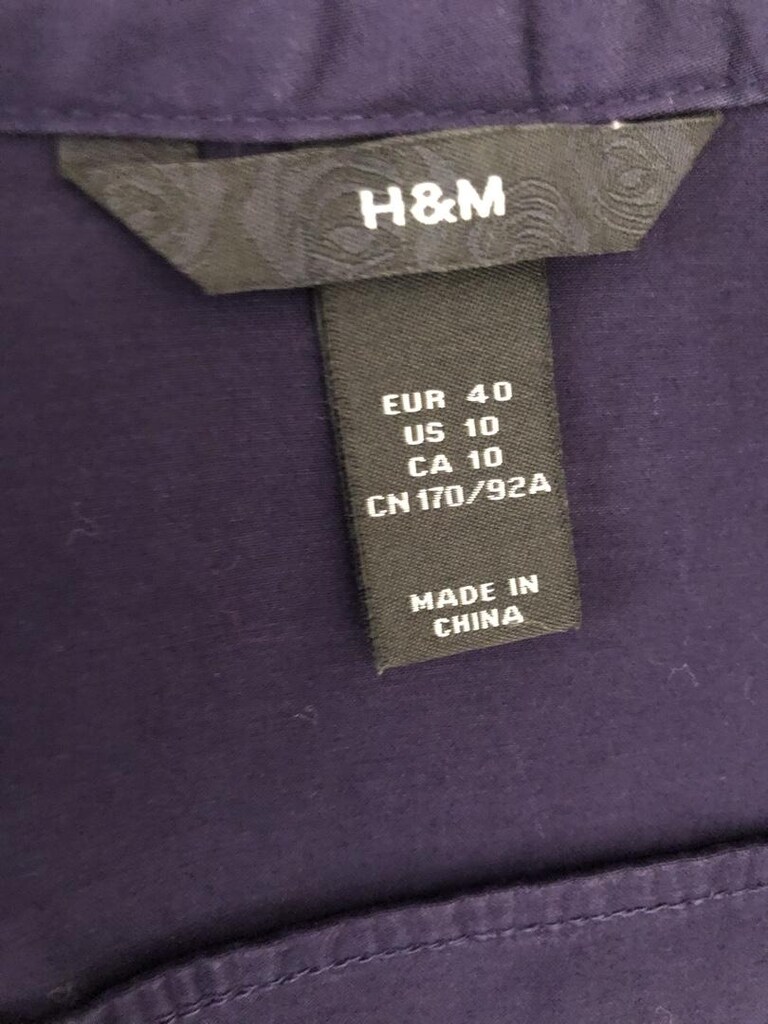 H&M 40 beden düşük kol elbise - 4