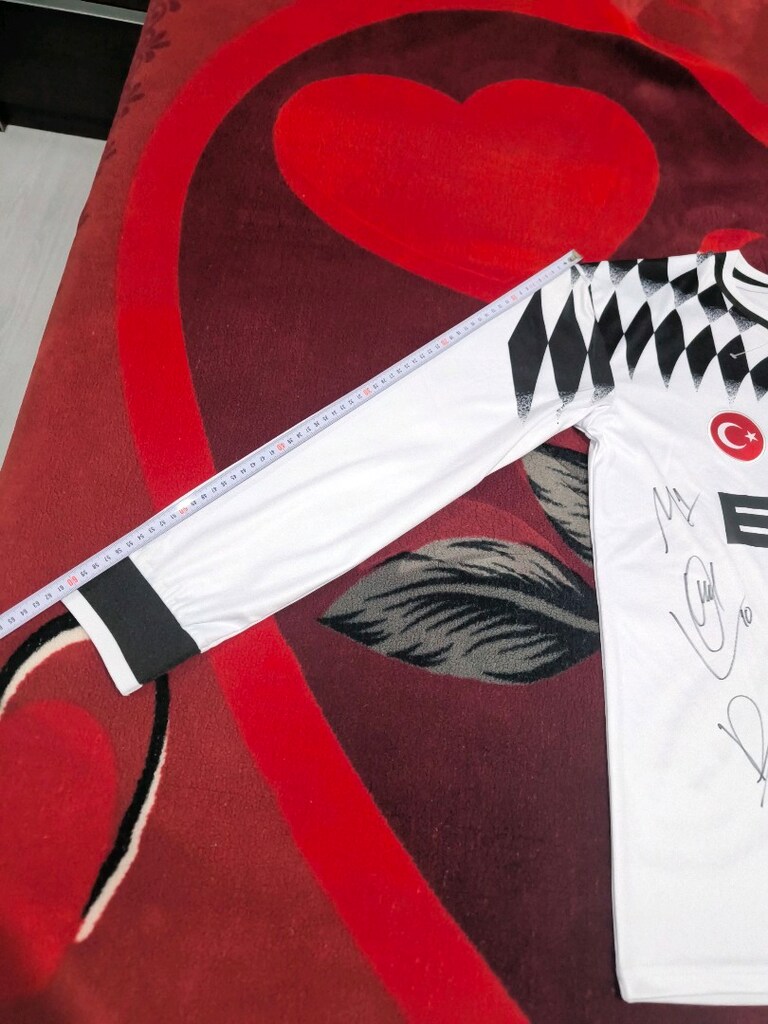 Beşiktaş retro ıslak imzalı forma - 5