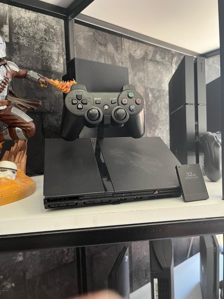 PlayStation 2 Slim Temiz | 64 GB Oyunlu USB | 2 Kol | Memory Card | - 2