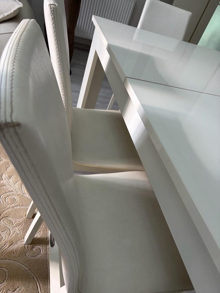 AÇILABİLİR SALON- MUTFAK MASASI 6 SANDALYELİ - 4