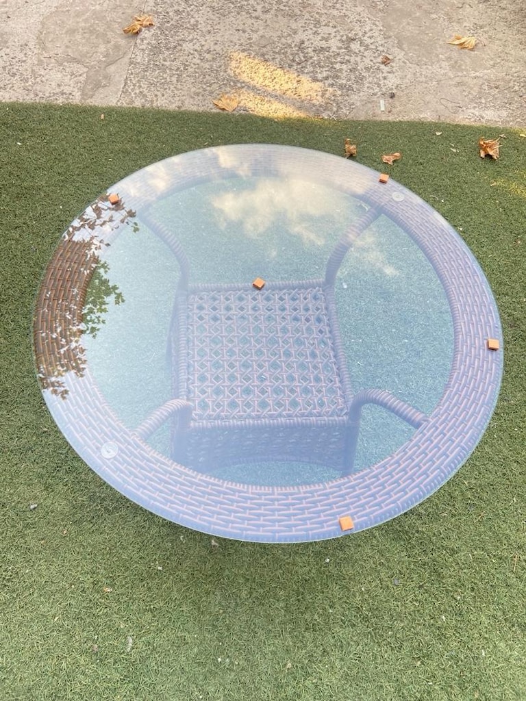 Rattan Masa, Camlı masa - 2