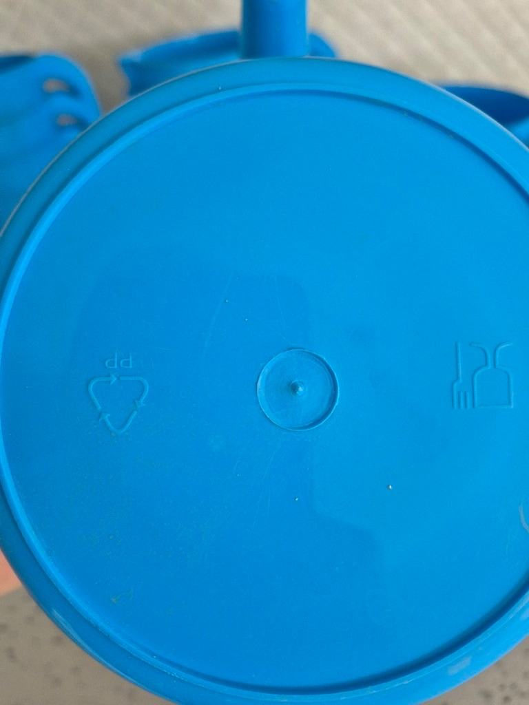 mavi plastik maşrapa - 4