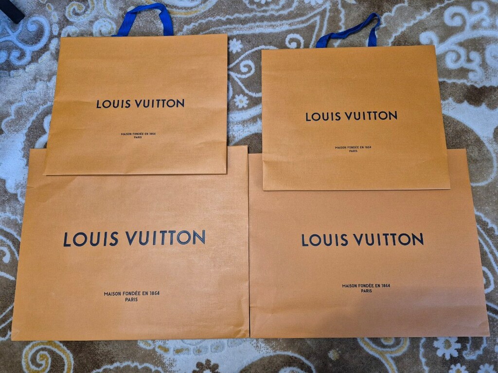 Louis Vuitton orjinal kutu,bez torba,ambalaj poşeti poşet - 11