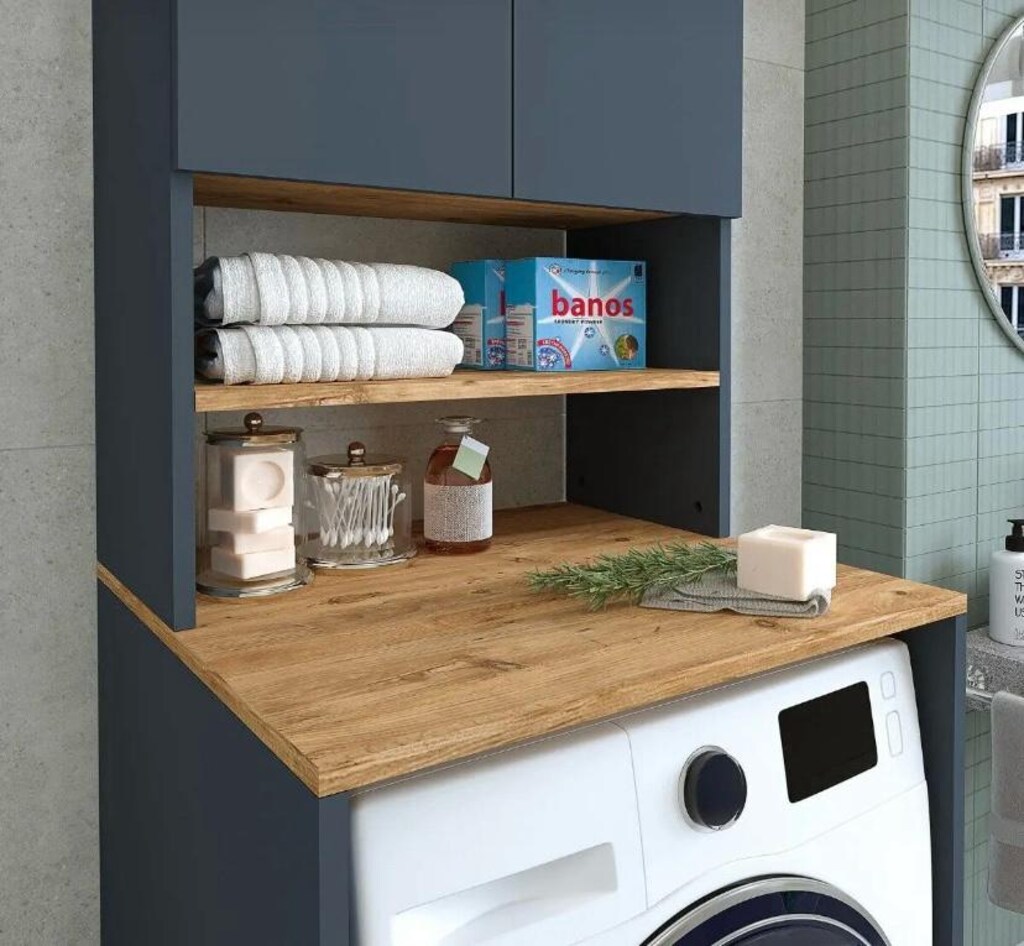 Çamaşır Makinesi Üstü Dolap - 8