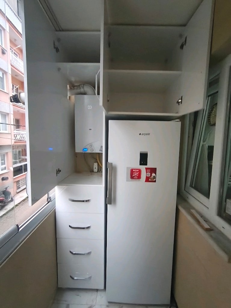 Kombi Balkon kiler dolabı - 2