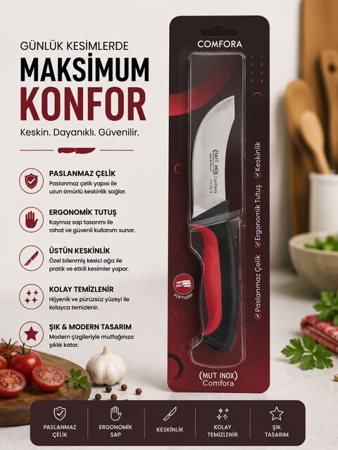 Comfora Profesyonel Soyma ve Sebze Bıçağı – Paslanmaz Çelik