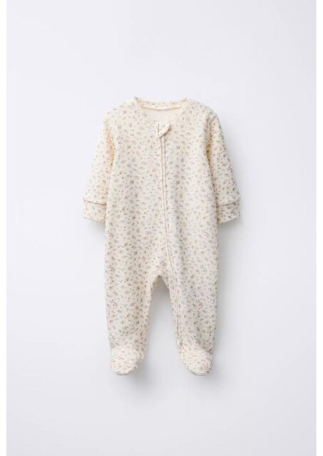 ZARA Kadife Bebek Tulumu – 6-9 Ay (74 cm)