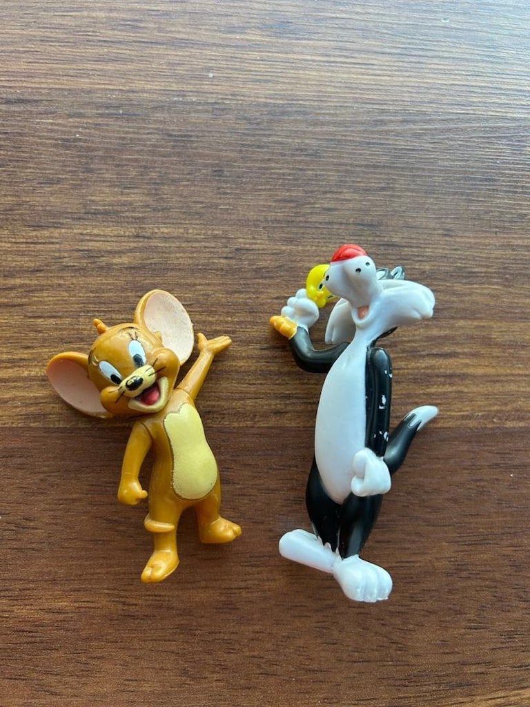 Fare Tom ve Sylvester figür Oyuncak - 7