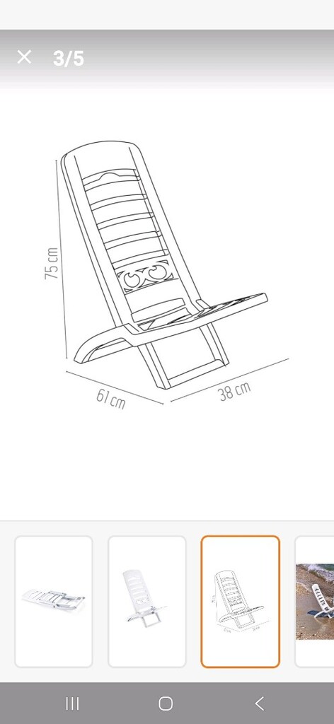 2 adet sifir sezlong sandalye katlanir - 6