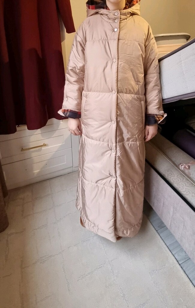 uzun şişme mont - 3