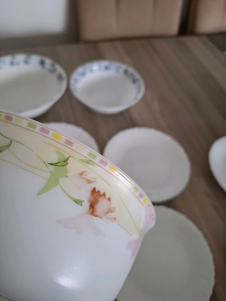 Arkopal salata kaseleri ve tatlı tabakları - 8