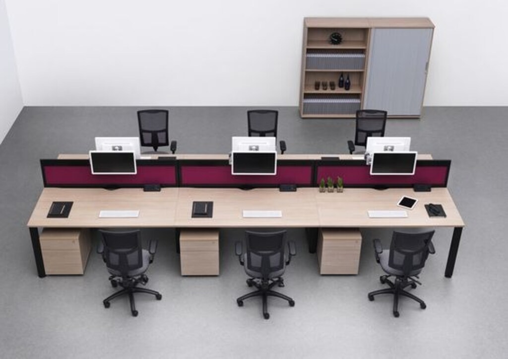 6 KİŞİLİK ÇOKLU ÇALIŞMA MASASI *OFİS WORKSTATION * ARAL OFİS - 13