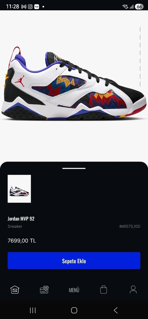 Air Jordan MVP92 spor ayakkabı - 9