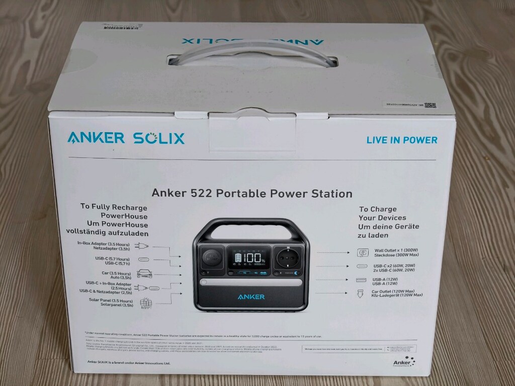 ANKER SOLİX 522 TAŞINABİLİR GÜÇ İSTASYONU - 3