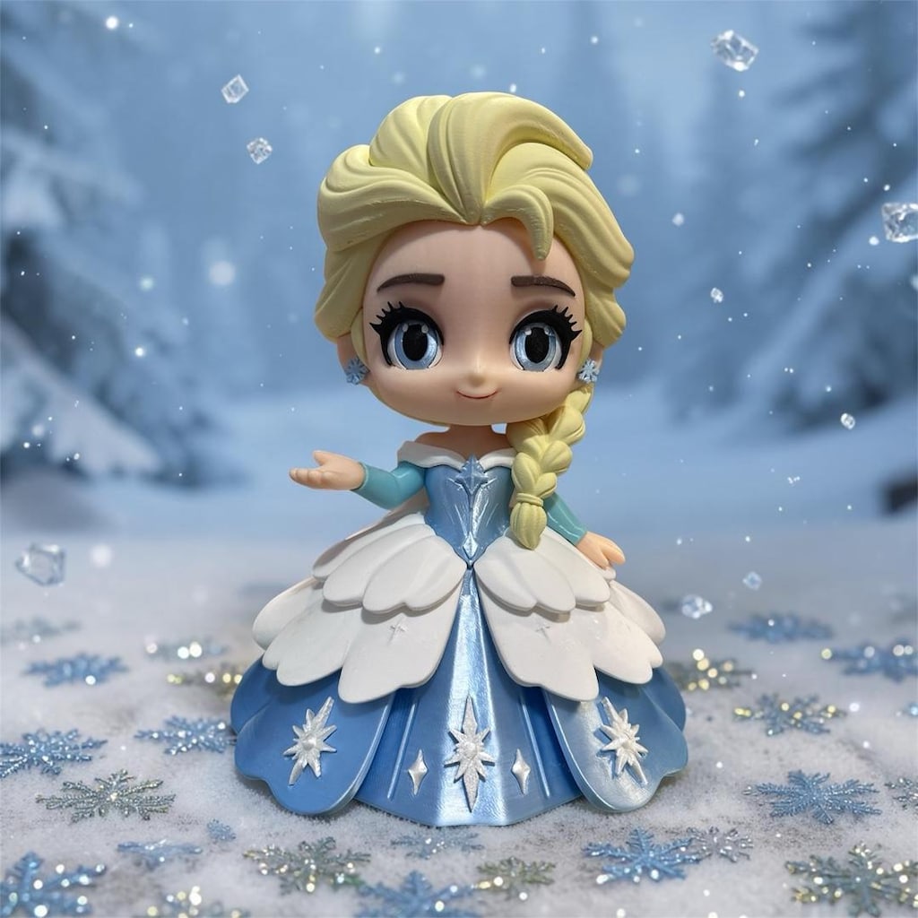 Elsa 3D figür - 4