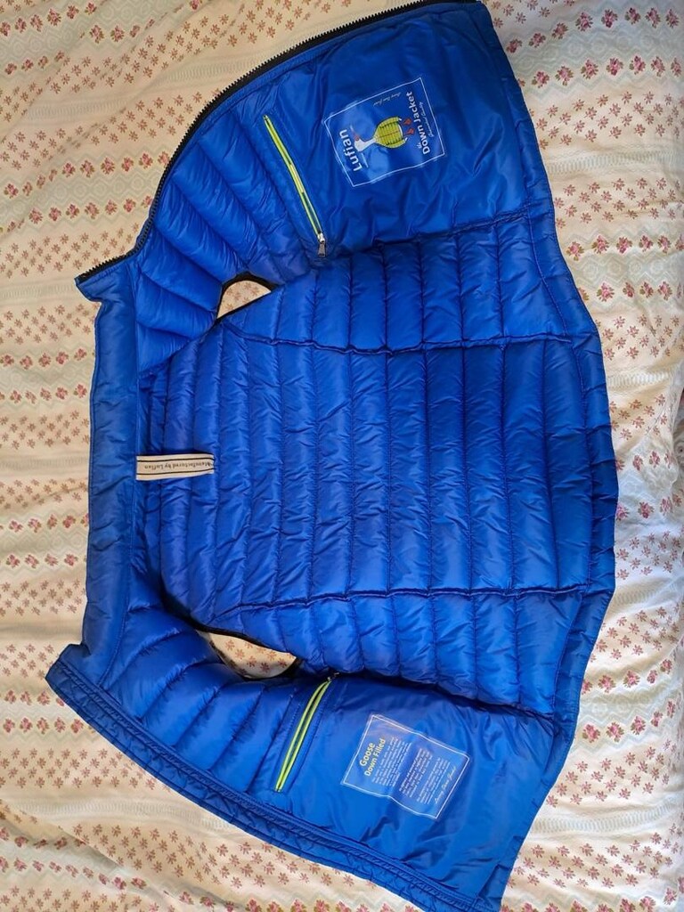 Erkek Şişme Yelek - Mavi, By Lufian, Beden 46, Temiz Durumda. Fermurlı - 2
