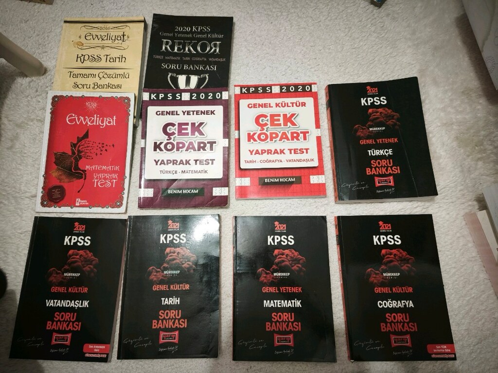 KPSS TÜRK DİLİ VE EDEBİYATI KİTAPLARI - 10 AYRI KİTAP - 2