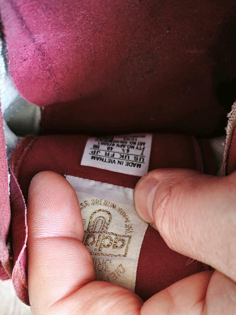 Vintage orjinal Adidas Saigon 40 gerçek deri - 8