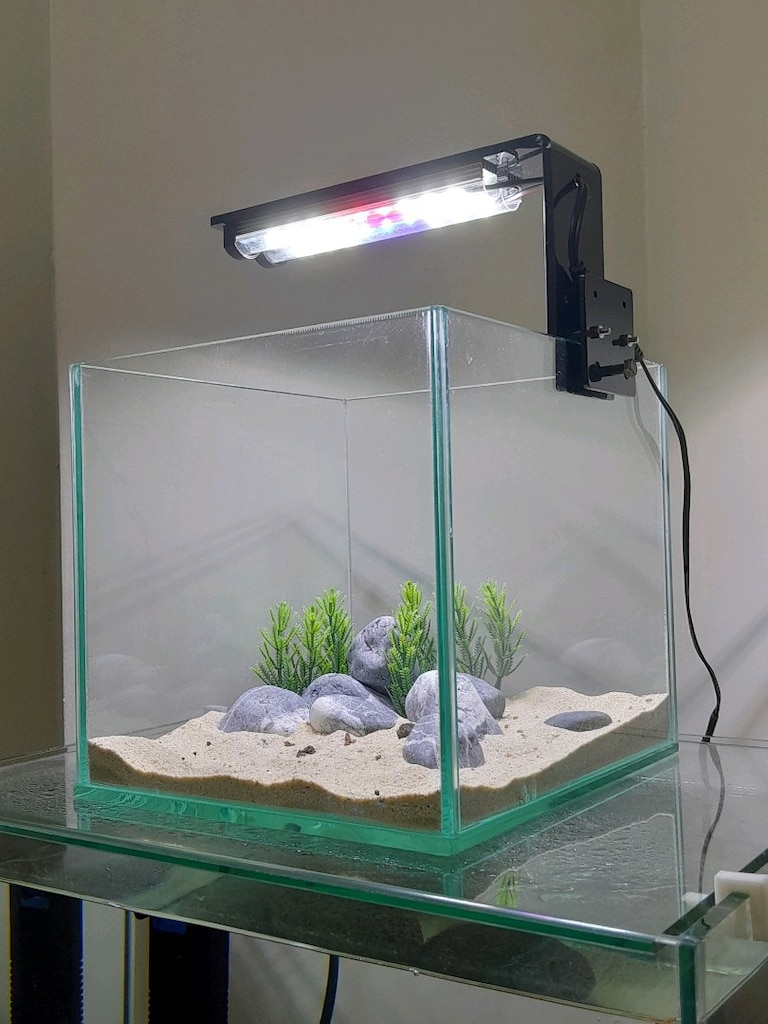 nano akvaryum mini 20x20x20 clear - 8