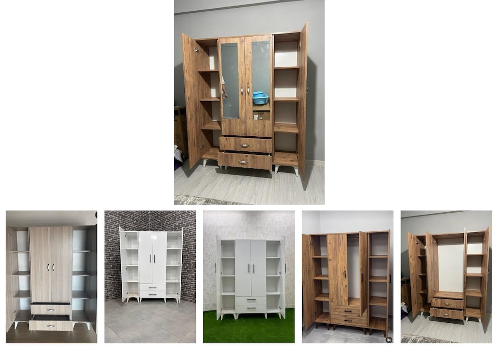 4 kapaklı elbise dolabı hwigdburir - 6